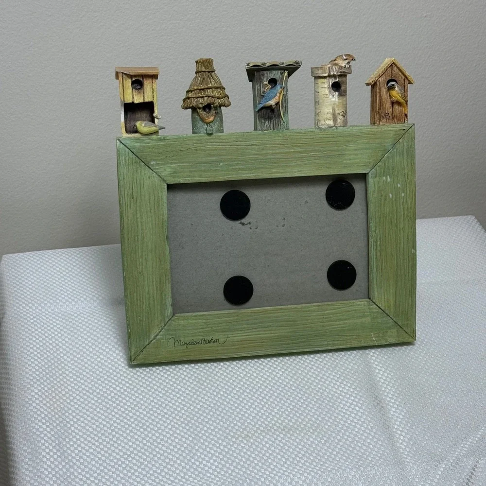 Marjolein Bastin Hallmark Nature's Sketchbook 5 Birdhouse Bird Photo Frame 4x6